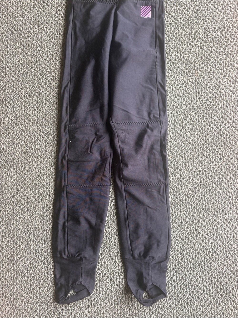Sunbuster bike pant leggings stirrups small fleece lined warm Small S